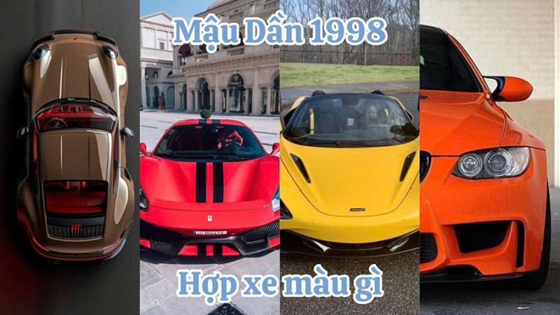 Sinh Năm 1998 Hợp Xe Màu Gì Cho Nam/Nữ? Gợi Ý Mẫu Xe Hợp