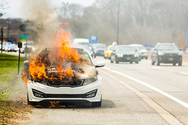 Những nguyên nhân khiến ô tô gặp hỏa hoạn