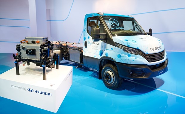 Hyundai và Iveco ra mắt xe điện chạy bằng pin nhiên liệu hydro