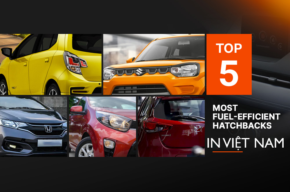 [TOP 5] Xe Hatchback tiết kiệm nhiên liệu nhất Việt Nam