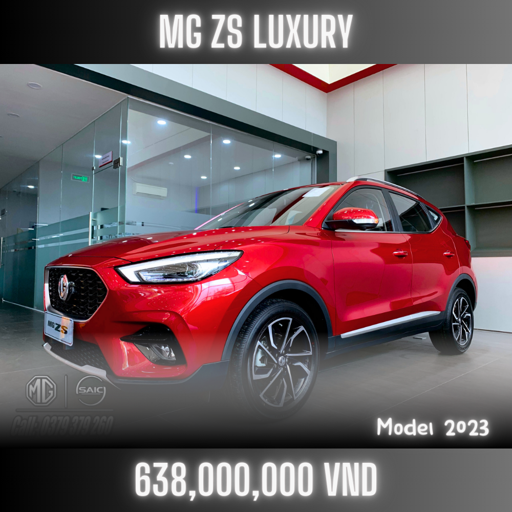 Xe MG ZS mới 2023 miễn trước bạ (Trả trước 80TR)