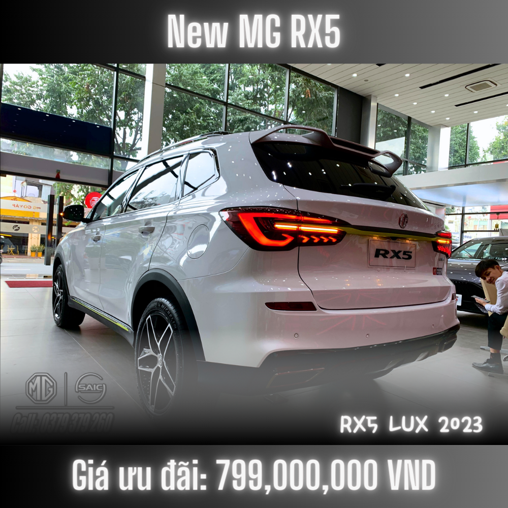 Xe MG RX5 mới 2023 - Giá ưu đãi chỉ từ 699 Triệu