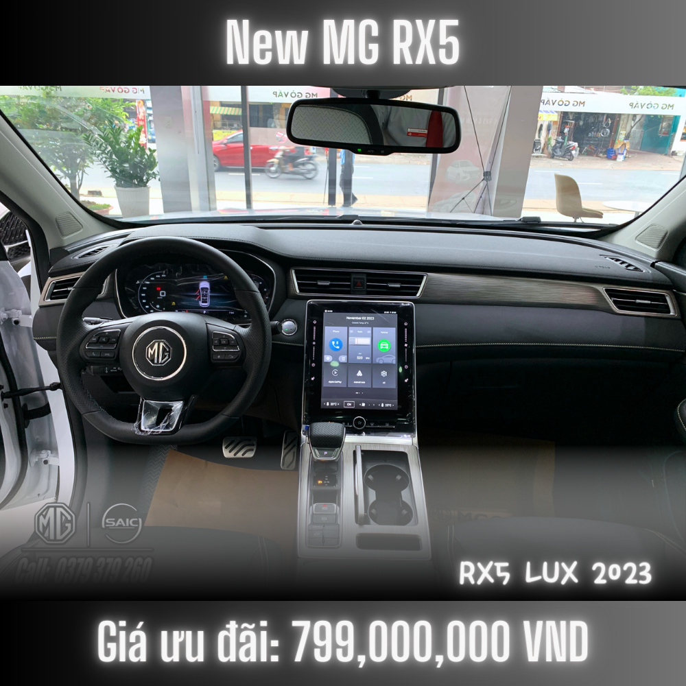 Xe MG RX5 mới 2023 - Giá ưu đãi chỉ từ 699 Triệu