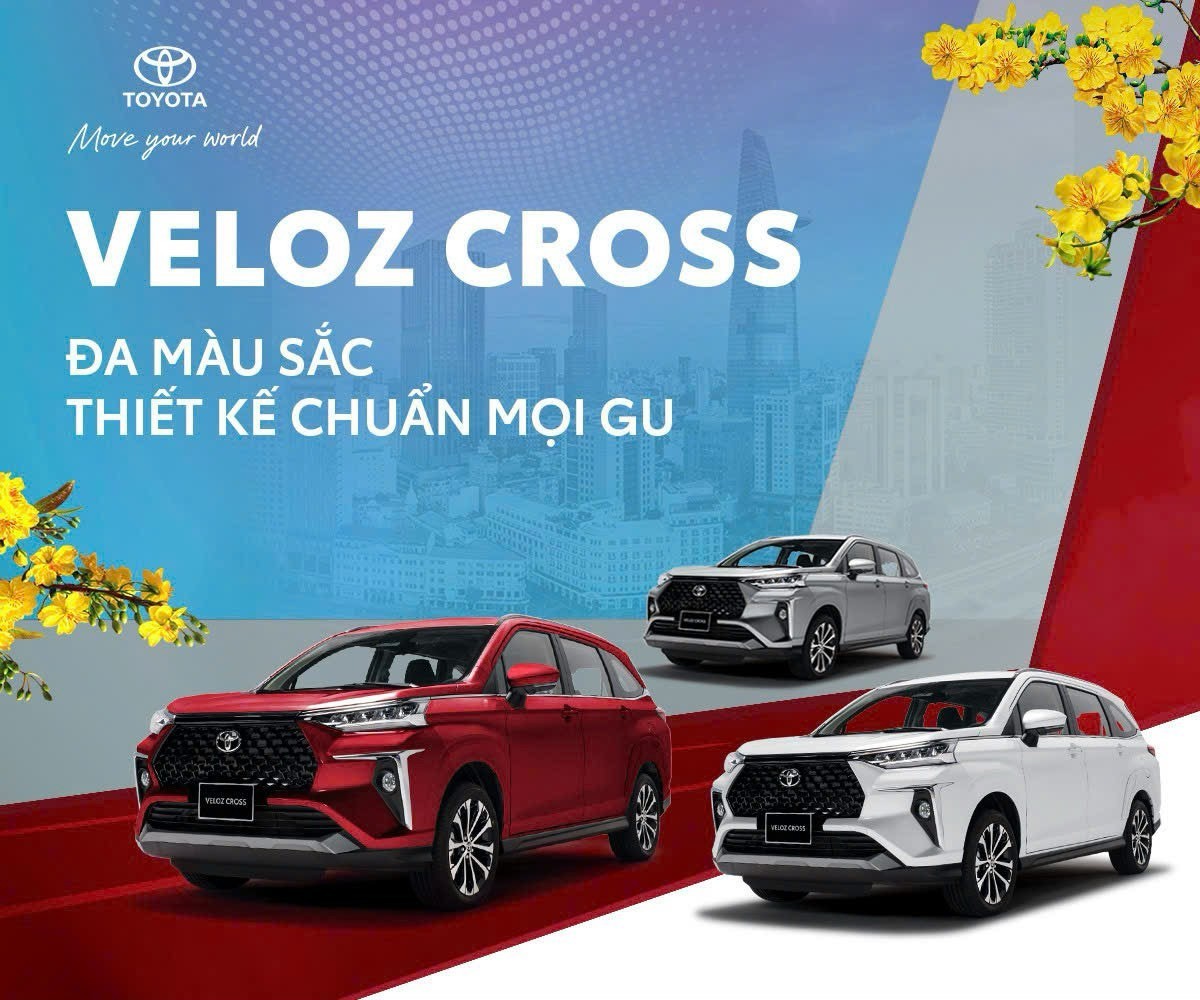 Toyota Veloz Cross Top 1.5L CVT 2024 MỚI 