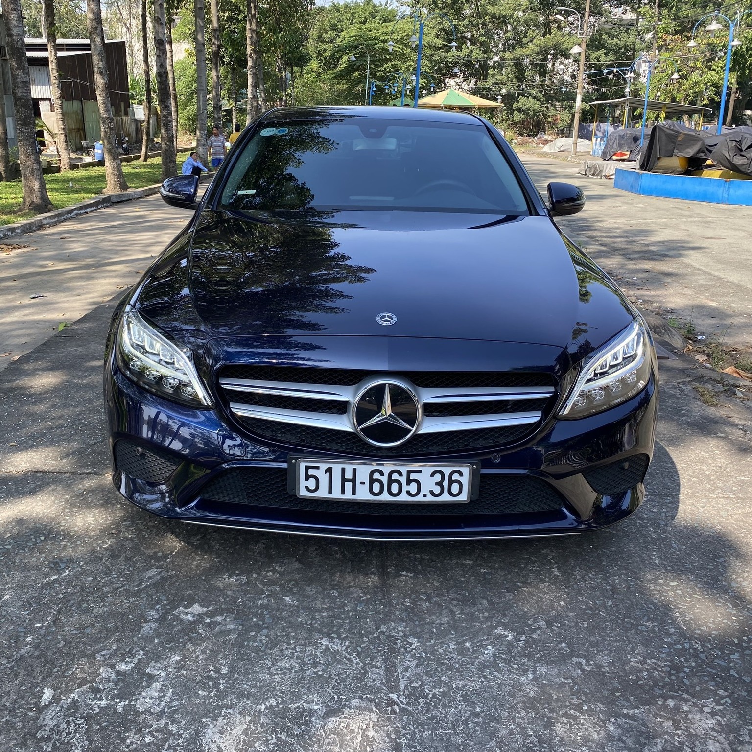 Bán xe Mercedes C180, đời 2020, màu Xanh, giá 925 triệu