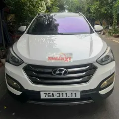 Hyundai Santa Fe 2016 Bản đủ Trắng