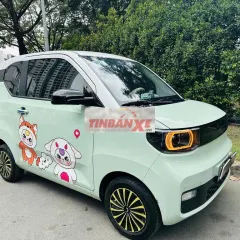 Xe điện Mini EV Xanh mint.120km.7,800km