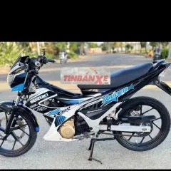 Suzuki Raider Đen Xanh Trắng