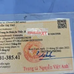 Yamaha Exciter 150 2016 Trắng đỏ
