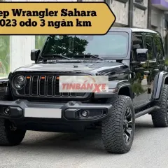 Jeep Wrangler Sahara 2023 Đen 3500 km