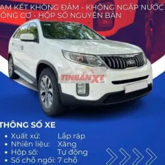 Kia Sorento Trắng 2.2 DATH full dầu Sản xuất: 2018