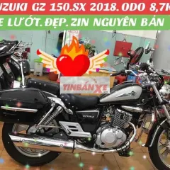 Suzuki Gz 150.sx 2018. odo 8,7k.xe lướt. siêu đẹp