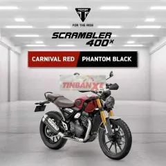 Triumph Scrambler 400X 2025 Đỏ 1700 km