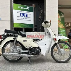 Xe máy Cub 50cc màu Trắng
