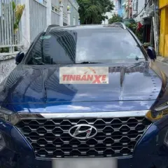 Hyundai SantaFe 2020 Premium, bản Xăng, màu Xanh