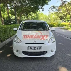 Mitsubishi Mirage AT 2014 16 vạn km Trắng