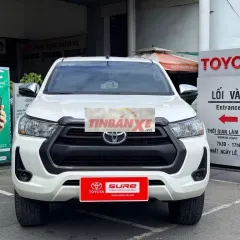 Hilux 2021 2.4E 4x2 AT -ODO 73.609km - Hỗ Trợ Bank