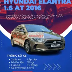 🚗 Hyundai Elantra 2016 1.6 AT