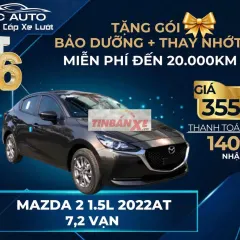 Mazda 2 1.5L AT 2022 7,2 vạn km Xám
