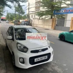 Kia Morning Trắng Số sàn, đời 2015 xe đẹp lợi xăng