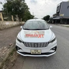 Suzuki Ertiga AT Sport 2021/2022 trắng hỗ trợ bank
