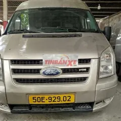 Ford Transit 2009 Vàng cát 3 chỗ