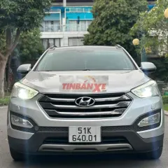 Hyundai Santafe 2015 2.2 full dầu Bạc model 2016