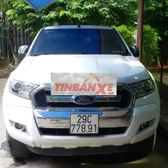 Xe Gia Đình Ford Ranger 2 cầu Trắng Mạ Crom
