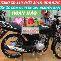 Suzuki Gd 110. đời 2018. odo 9,7k. zin nguyên bản