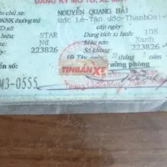 SYM 110 Xanh Xe số