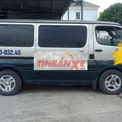 Toyota Hiace đầu 2002 Ghi Xanh 6 chỗ 27 vạn
