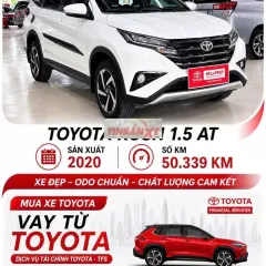 Toyota Rush 1.5 AT 2020 Trắng 50.337 km, hiếm có