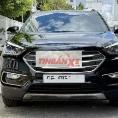 Hyundai Santafe 2018 Full dầu (4WD) 130000 km Đen