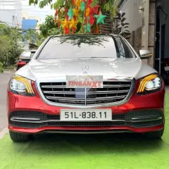 Mercedes S400 đỏ Luxury up Full body Maybach S560