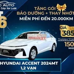 Hyundai Accent 2024 1.5L MT Trắng 12.000km