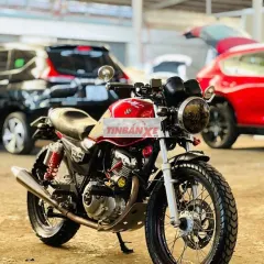 Xe máy độ Cafe Racer Suzuki EN150 Đỏ