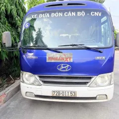 Hyundai County 2014 Xanh Trắng 29 chỗ Số sàn