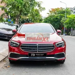 Mercedes E200 Exclusive V1 2022 Đỏ Bank 90%