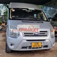 Ford Transit 2015 16 chỗ Sàn Dầu Bạc