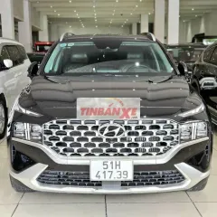 Hyundai Santafe Premium 2.2D AWD 2022 Đen 54.000km