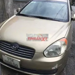 Hyundai Verna 2008 Số sàn Vàng cát