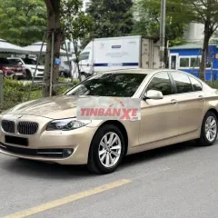 Bmw 520i 2012 màu ghi vàng, odo 91.000 km