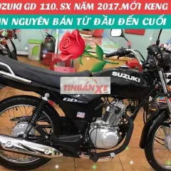 Suzuki GD 110cc 2017 Đen 9,6K