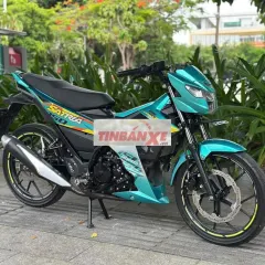 Suzuki Satria 150 2022 9500 km Xanh ngọc