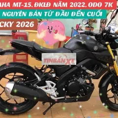 Yamaha mt15.đklđ 2022.odo 7k .cực đẹp. hoàn hảo
