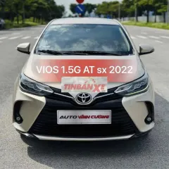 Toyota Vios 2022 1.5G AT Vàng cát