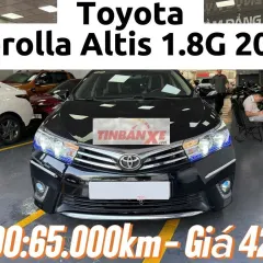 Toyota Corolla Altis 2015 1.8G Đen 65.999 km