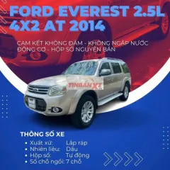 Ford Everest 2014 2.5L AT 4x2 96.000 km