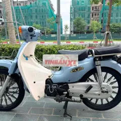 Xe máy Cub 50cc Xanh nhạt