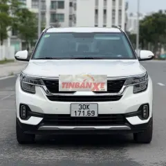 Kia Seltos 1.4 Premium 2023 Trắng 5 vạn KM